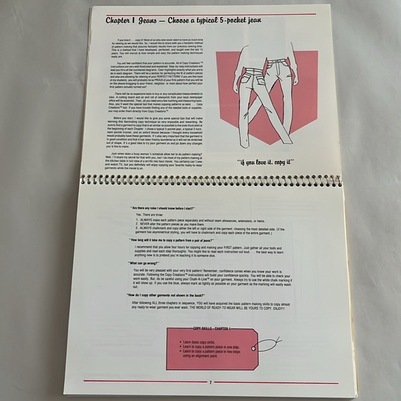 NWT Copy Creations BOOK 1989 Copy Your Own Clothes That Fit Make Patterns Sewing - Picture 6 of 17